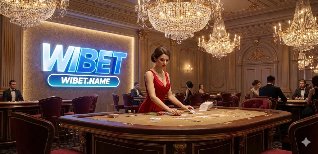 Trải nghiệm không gian live casino Wibet hoàng gia đẳng cấp quốc tế